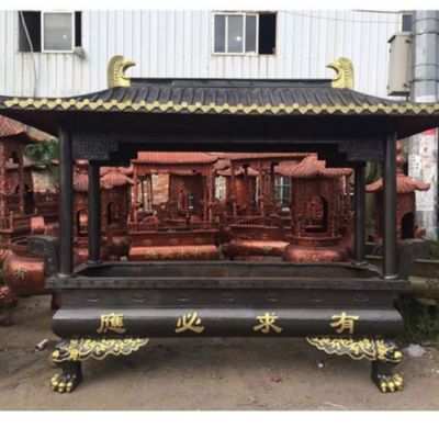 宗教寺庙大型铜雕香炉博鱼网页版