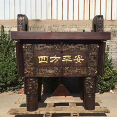 户外园林景观铜雕鼎博鱼网页版