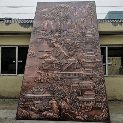 铜浮雕庭院大型壁画博鱼网页版