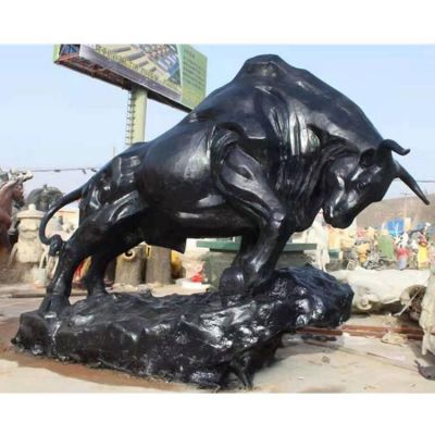 广场大型纯铜打造激励奋进 农耕牛博鱼网页版