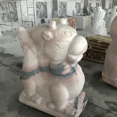 公园石雕十二生肖动物景观博鱼网页版