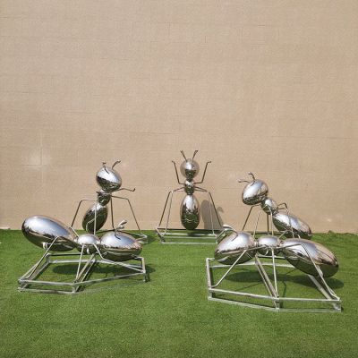 不锈钢镜面户外抽象蚂蚁博鱼网页版