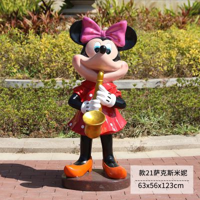 景区一只吹萨克斯的玻璃钢米老鼠博鱼网页版