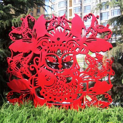 不锈钢剪纸窗花造型剪影博鱼网页版