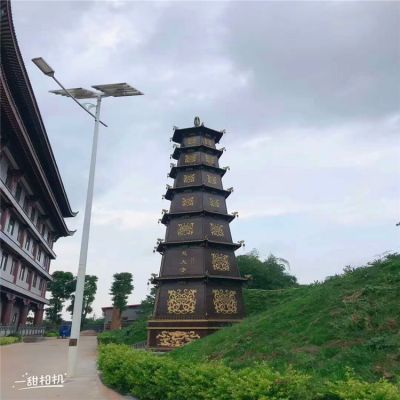 佛塔浮雕多层寺院户外摆放香炉博鱼网页版