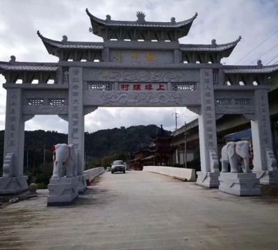景区城镇石雕大型户外牌坊博鱼网页版
