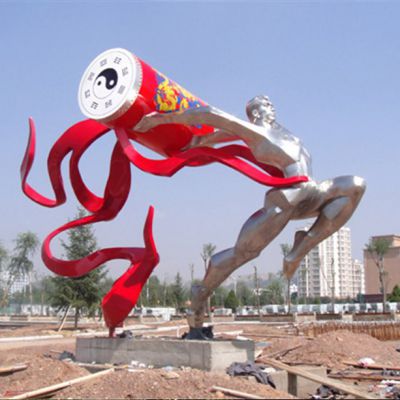不锈钢博鱼网页版铜像定制景观园林抽象景观博鱼网页版