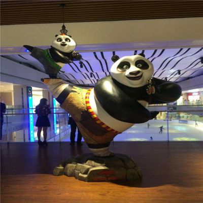  游乐园玻璃钢卡通彩绘动物博鱼网页版 
