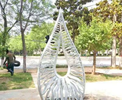 户外不锈钢镂空白色水滴博鱼网页版