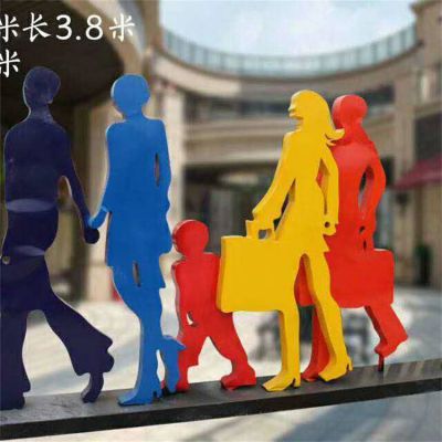 不锈钢抽象购物剪影人物博鱼网页版