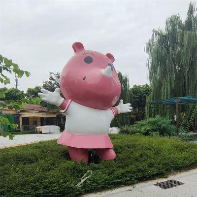 户外园林摆放大型玻璃钢卡通主题公仔博鱼网页版
