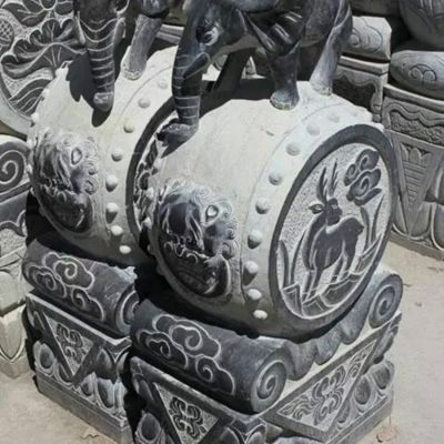 庭院别墅青石石雕户外创意景观抱鼓石雕博鱼网页版