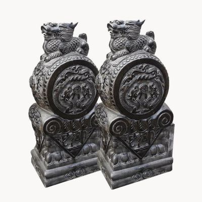 青石石雕景观仿古抱鼓石博鱼网页版摆件