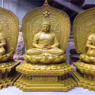 景区寺庙不锈钢朋克烤漆三圣博鱼网页版