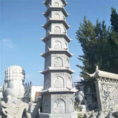 寺庙青石舍利塔花岗岩石塔寺 院石雕佛塔博鱼网页版
