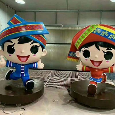 游乐园摆放玻璃钢卡通人物博鱼网页版