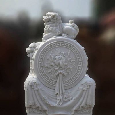园林户外浮雕狮子镇宅抱鼓石博鱼网页版