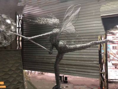 铜艺抽象人物艺术博鱼网页版/玻璃钢动物小品摆件