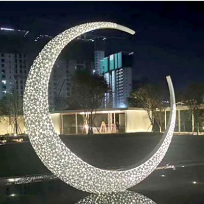 镂空发光户外景观月亮博鱼网页版