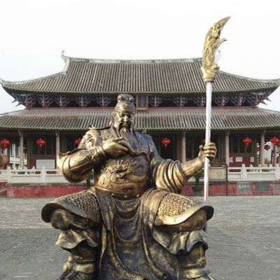 坐式宗教寺庙供奉财神武财神关羽博鱼网页版