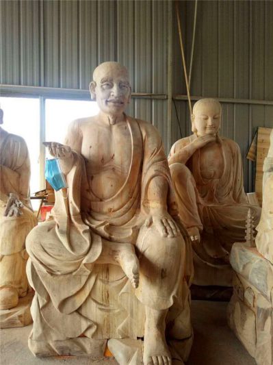 大理石石雕景区寺庙供奉神佛十八罗汉博鱼网页版