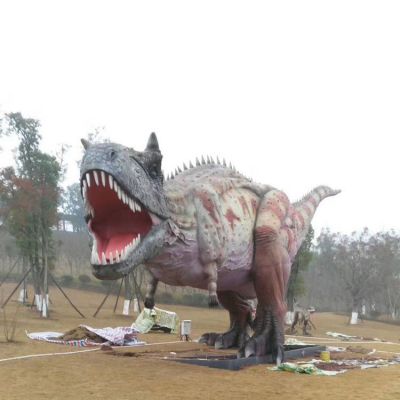 户外园林摆放大型玻璃钢仿真霸王龙博鱼网页版