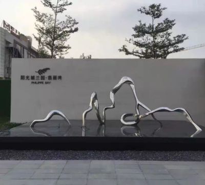 不锈钢异性户外园林景观博鱼网页版摆件