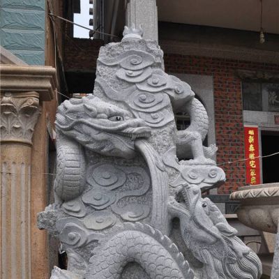 公园景观花岗岩石雕十二生肖动物摆件 