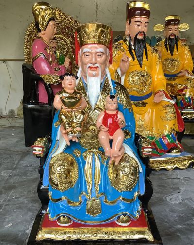 玻璃钢彩绘宗教寺庙土地公