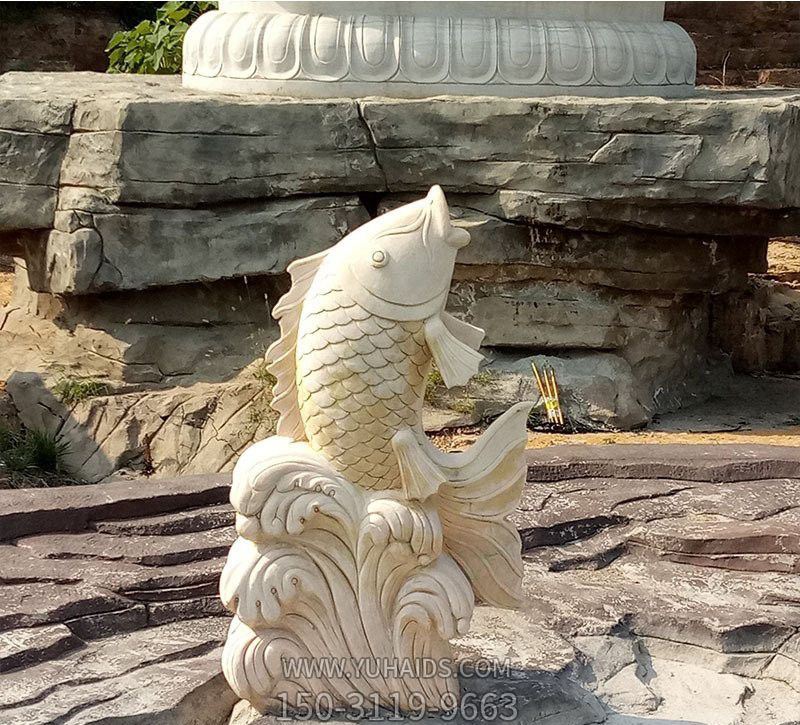 公园里摆放的汉白玉石雕创意喷水博鱼网页版