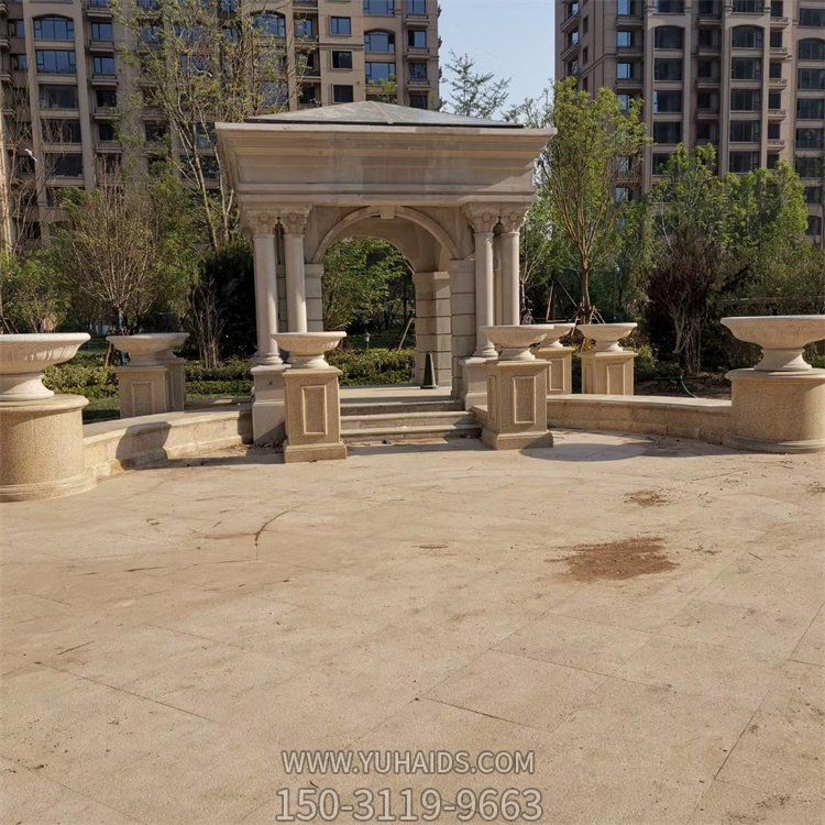 别墅大理石石雕欧式凉亭博鱼网页版