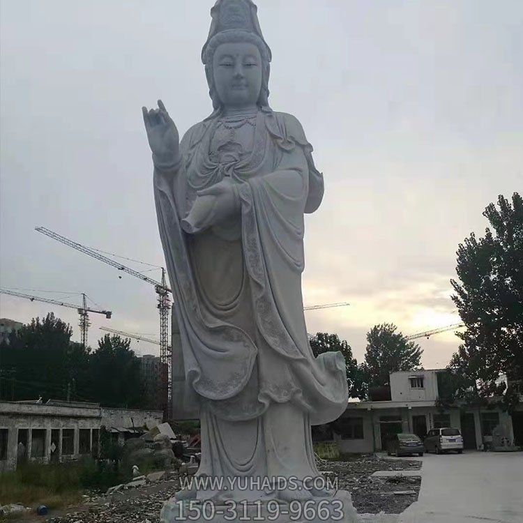旅游景点大型青石浮雕滴水观音雕像博鱼网页版