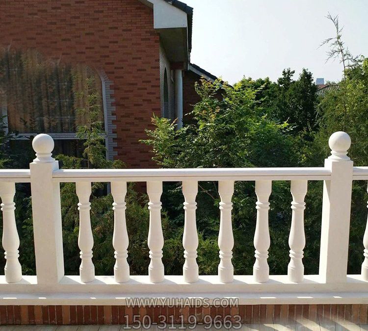 别墅阳台汉白玉罗马柱栏杆博鱼网页版