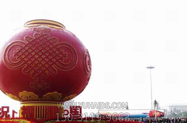 灯笼博鱼网页版-城市广场大型不锈钢彩绘灯笼博鱼网页版