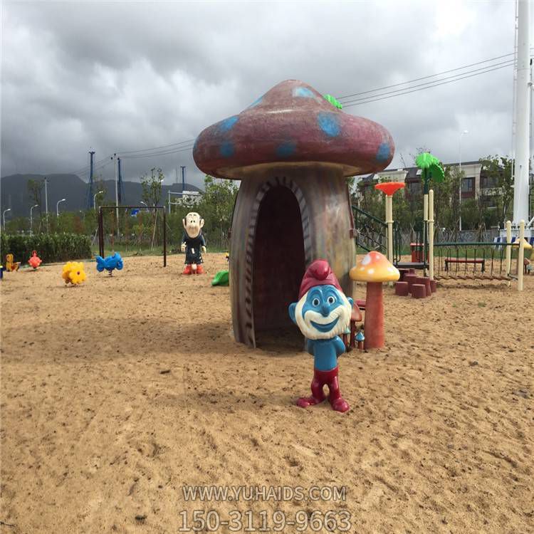 园林绿地玻璃钢卡通人物主题景观博鱼网页版