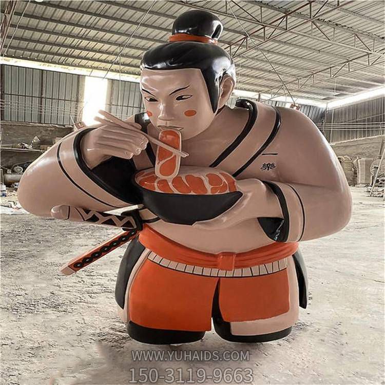 饭店摆放玻璃钢日式料理公仔人物博鱼网页版