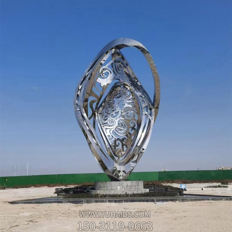 广场大型不锈钢镂空创意景观摆件博鱼网页版