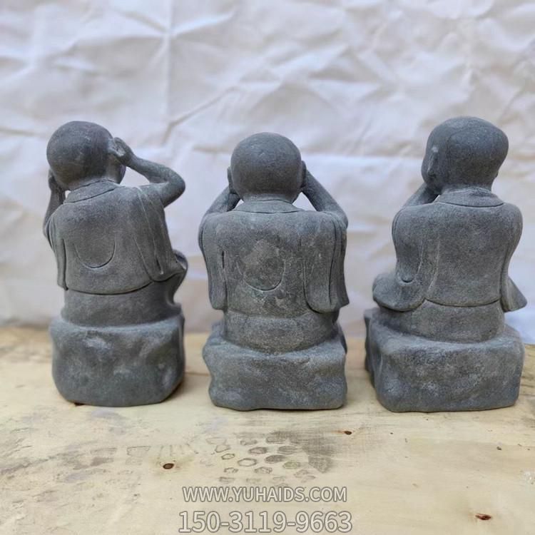 仿古做旧青石石雕做游戏的小沙弥博鱼网页版