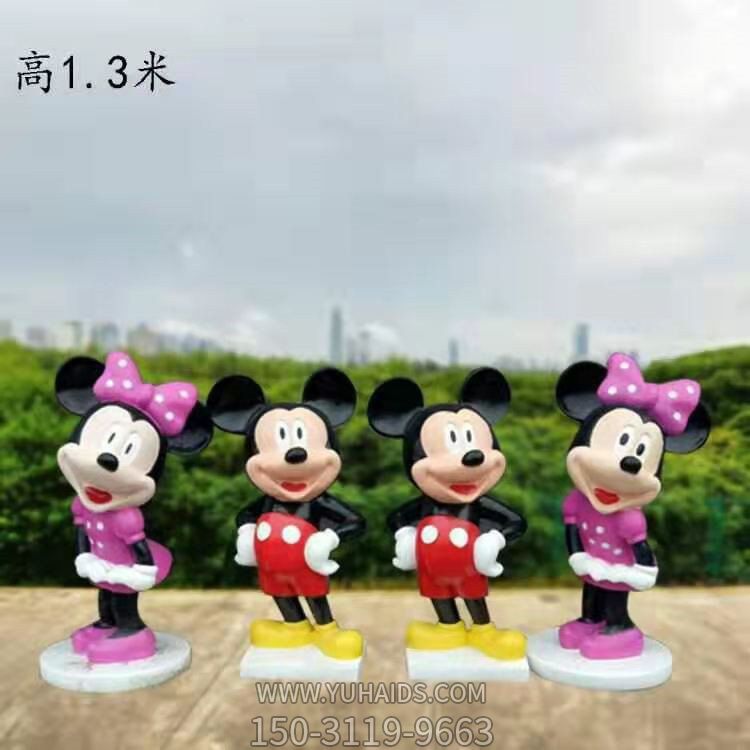 玻璃钢卡通彩绘公园米老鼠博鱼网页版