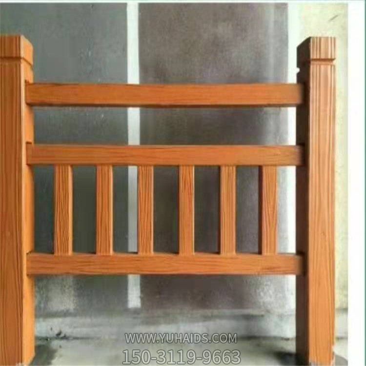 公园景区木制围栏摆件  博鱼网页版