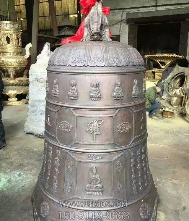 寺庙铜雕钟铸铜钟博鱼网页版