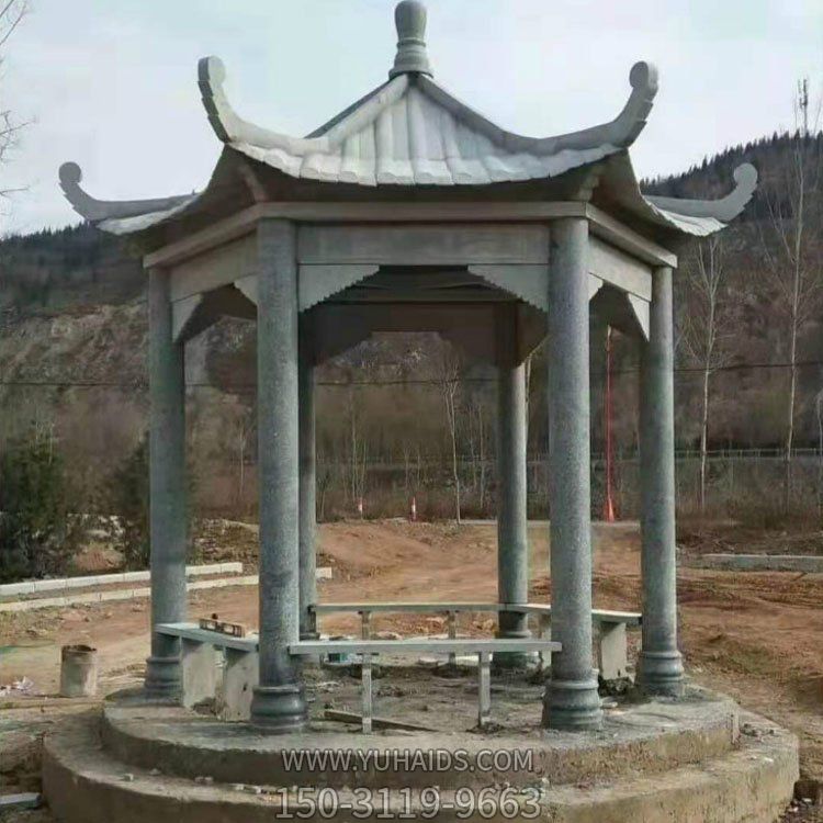 园林户外摆放青石仿古建凉亭博鱼网页版