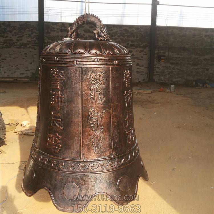 铜雕寺庙大型祈福铜钟博鱼网页版