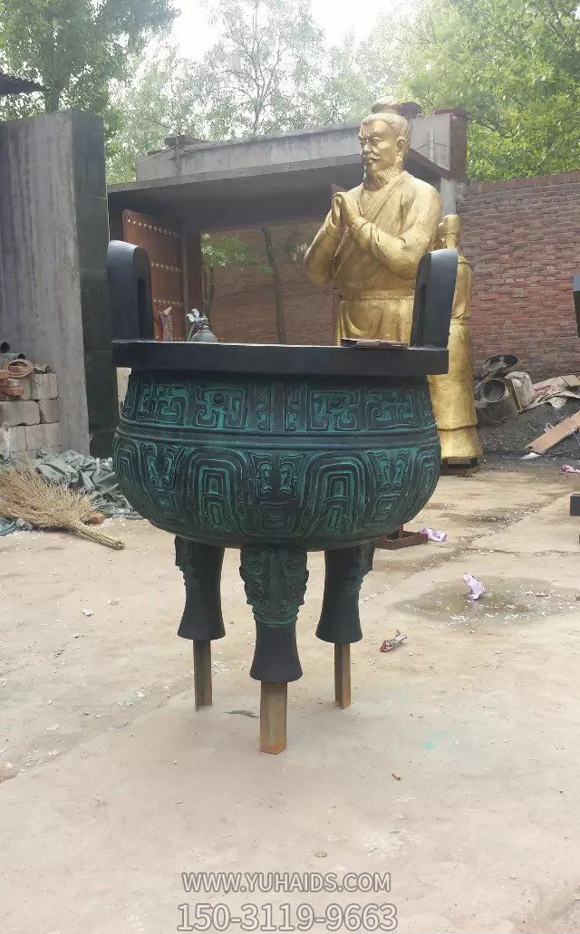 寺庙大型文物景观青铜器鼎博鱼网页版