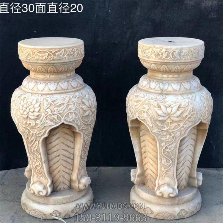 大理石石雕户外园林庭院石雕花台博鱼网页版