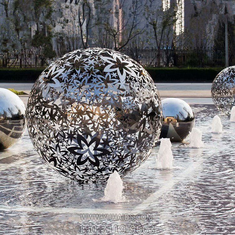 不锈钢水景装饰楼空球博鱼网页版