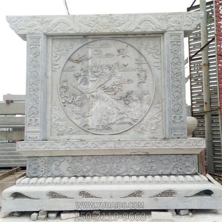 庭院别墅大理石石雕浮雕影壁博鱼网页版