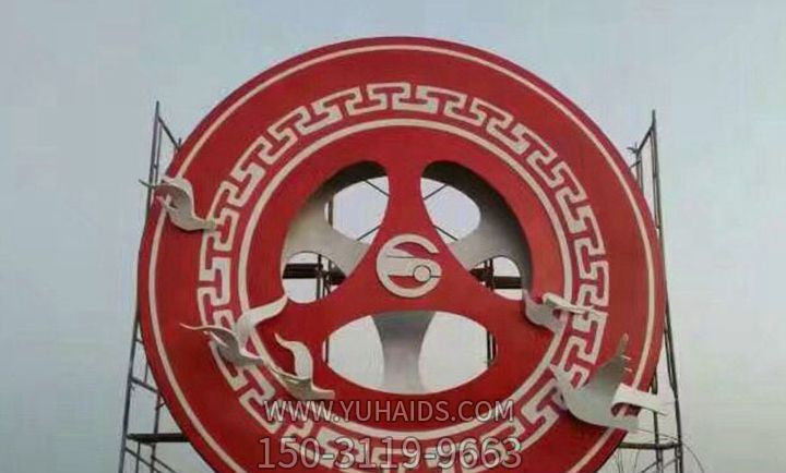 玻璃钢创意抽象仿齿轮博鱼网页版