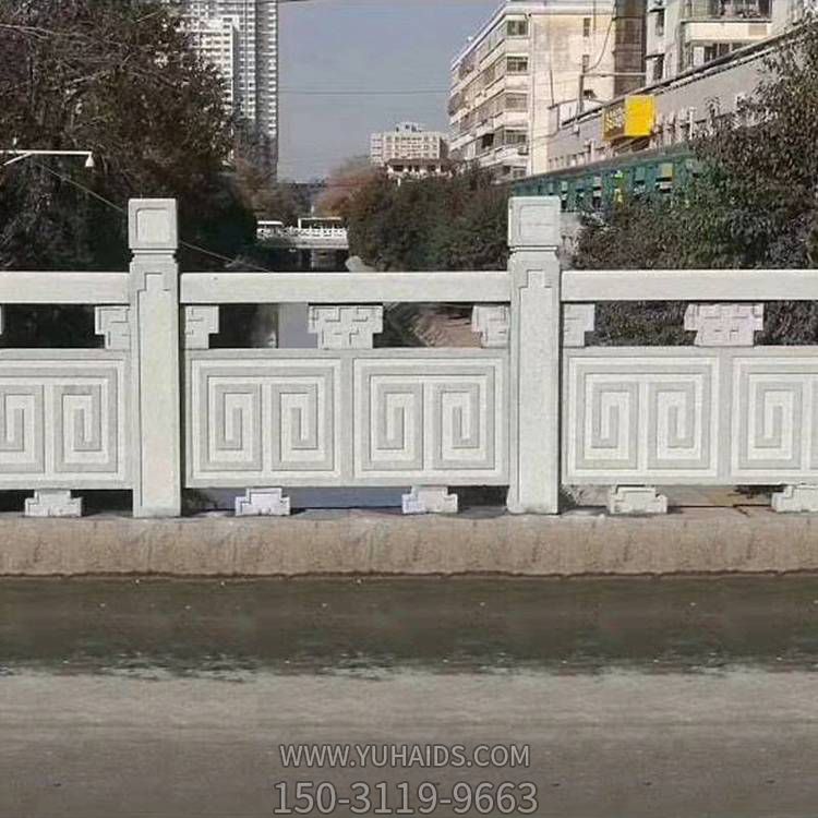 河道装饰大理石雕刻防护栏杆栏板博鱼网页版