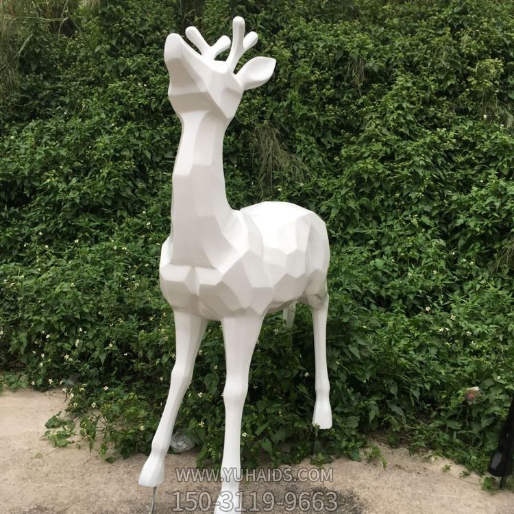 几何玻璃钢抽象梅花鹿博鱼网页版